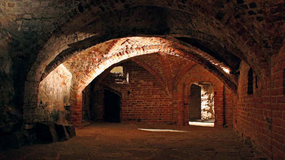 Svartbrödraklostrets källarvalv från 1300-talet. Foto: Ray Wahlsten